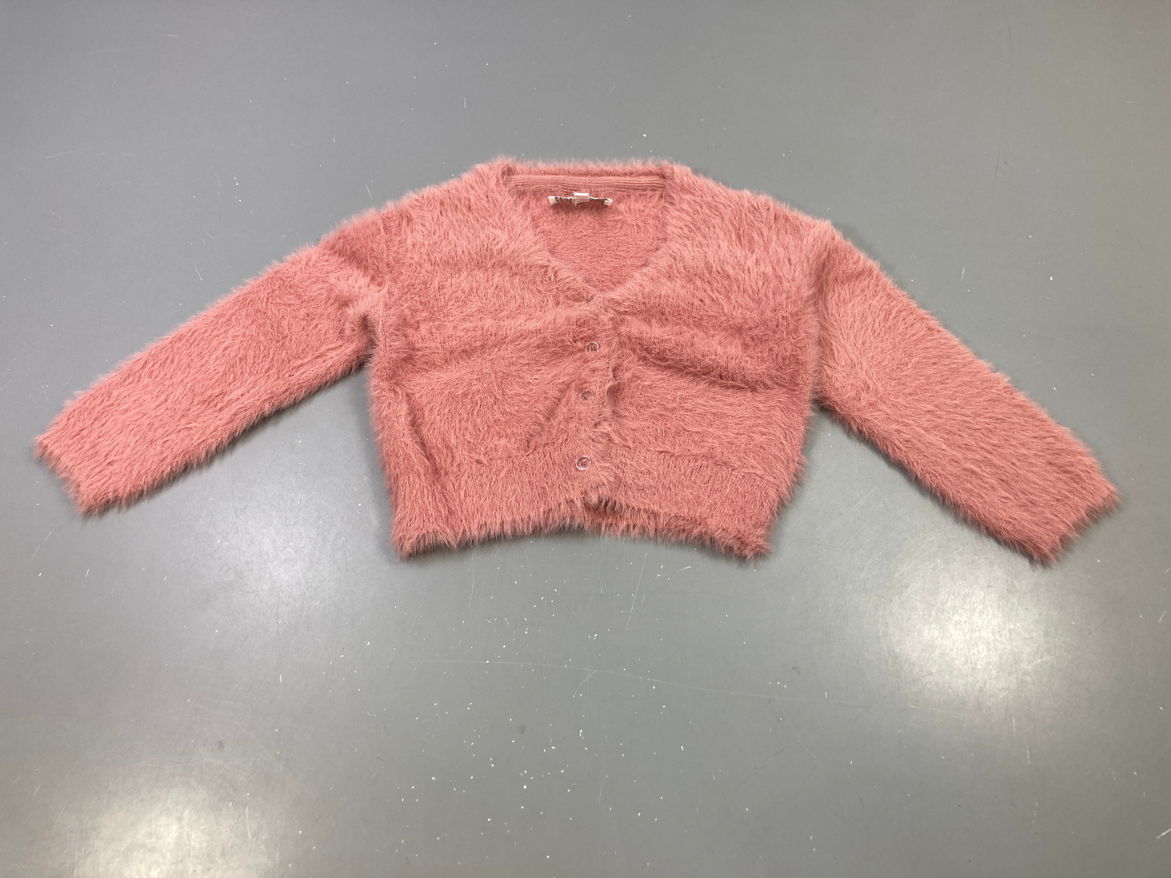Gilet duveteux rose