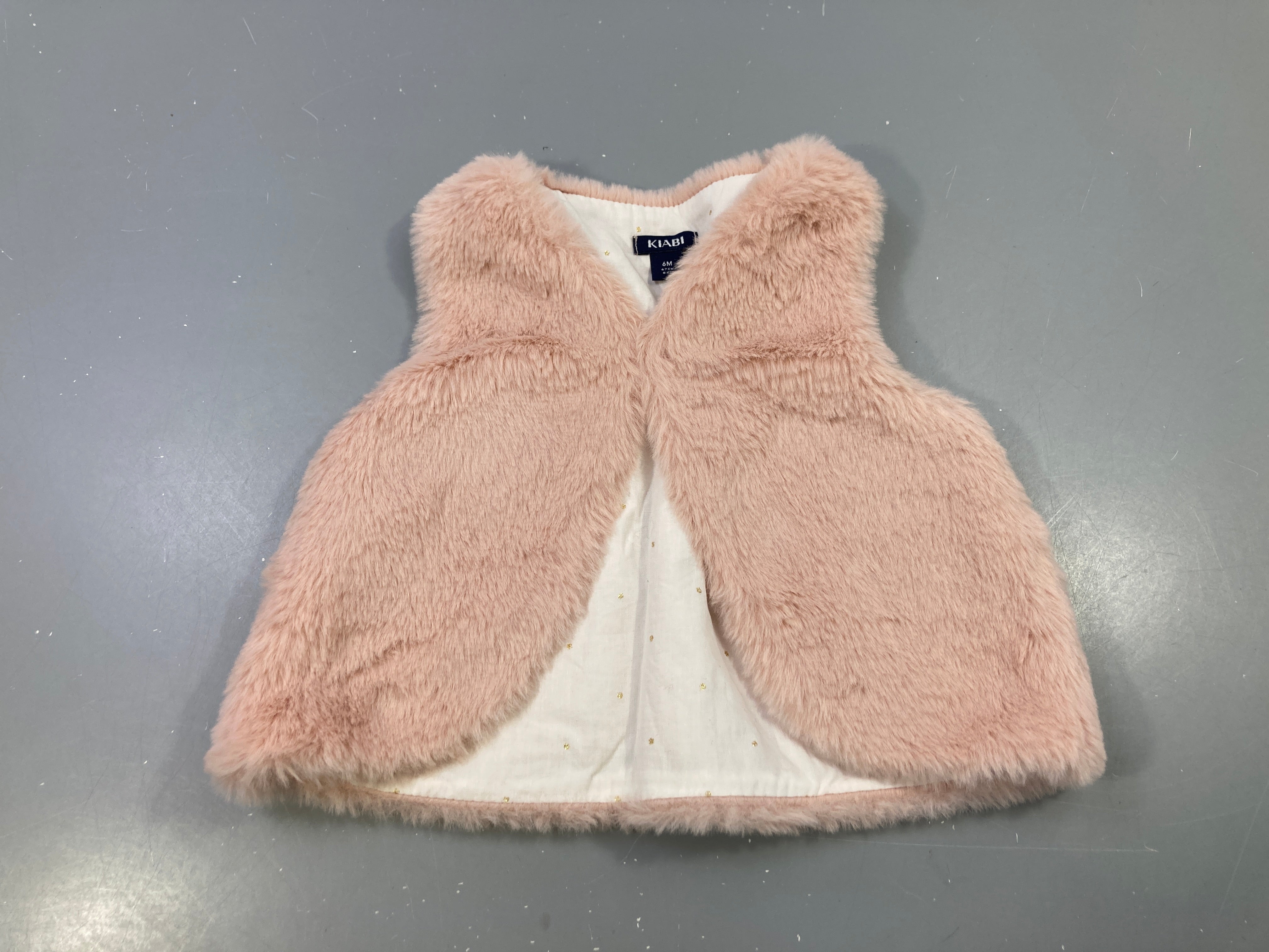 Gilet fausse fourrure s.m rose