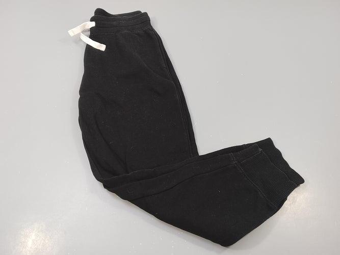 Pantalon jogging noir, cordon blanc, moins cher chez Petit Kiwi