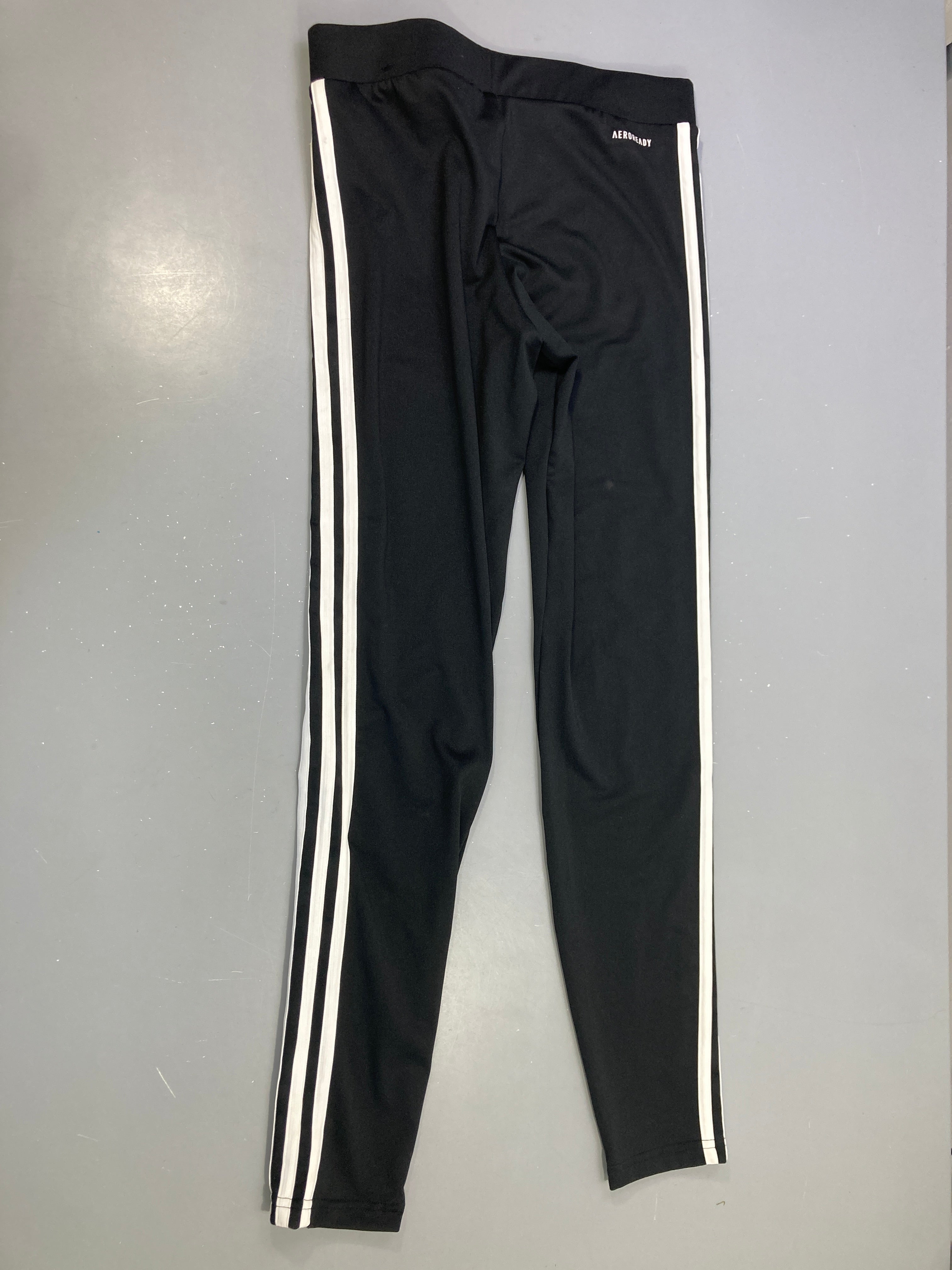 Legging noir bandes blanches