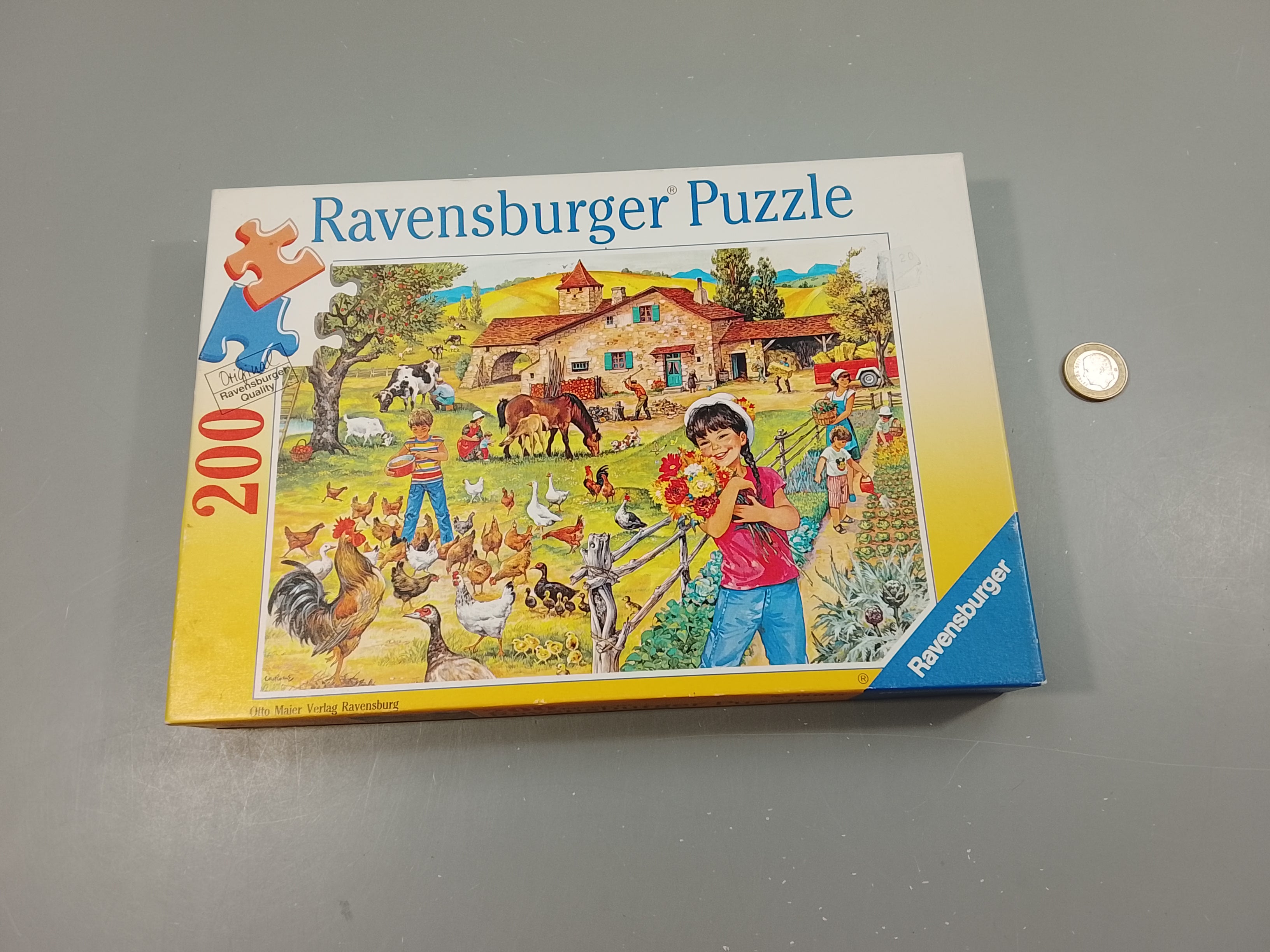 Complet puzzle vie à la ferme  200 pcs