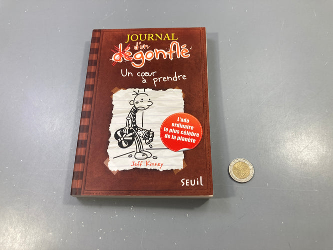 Journal d'un dégonflé - Un cœur à prendre, Jeff Kinney, Seuil, moins cher chez Petit Kiwi