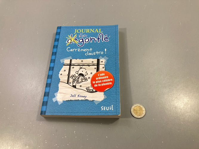 Journal d'un dégonflé - Carrément claustro !, Jeff Kinney, Seuil, moins cher chez Petit Kiwi