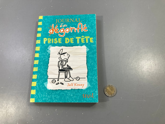 Journal d'un dégonflé - Prise de tête, Jeff Kinney, Seuil, moins cher chez Petit Kiwi