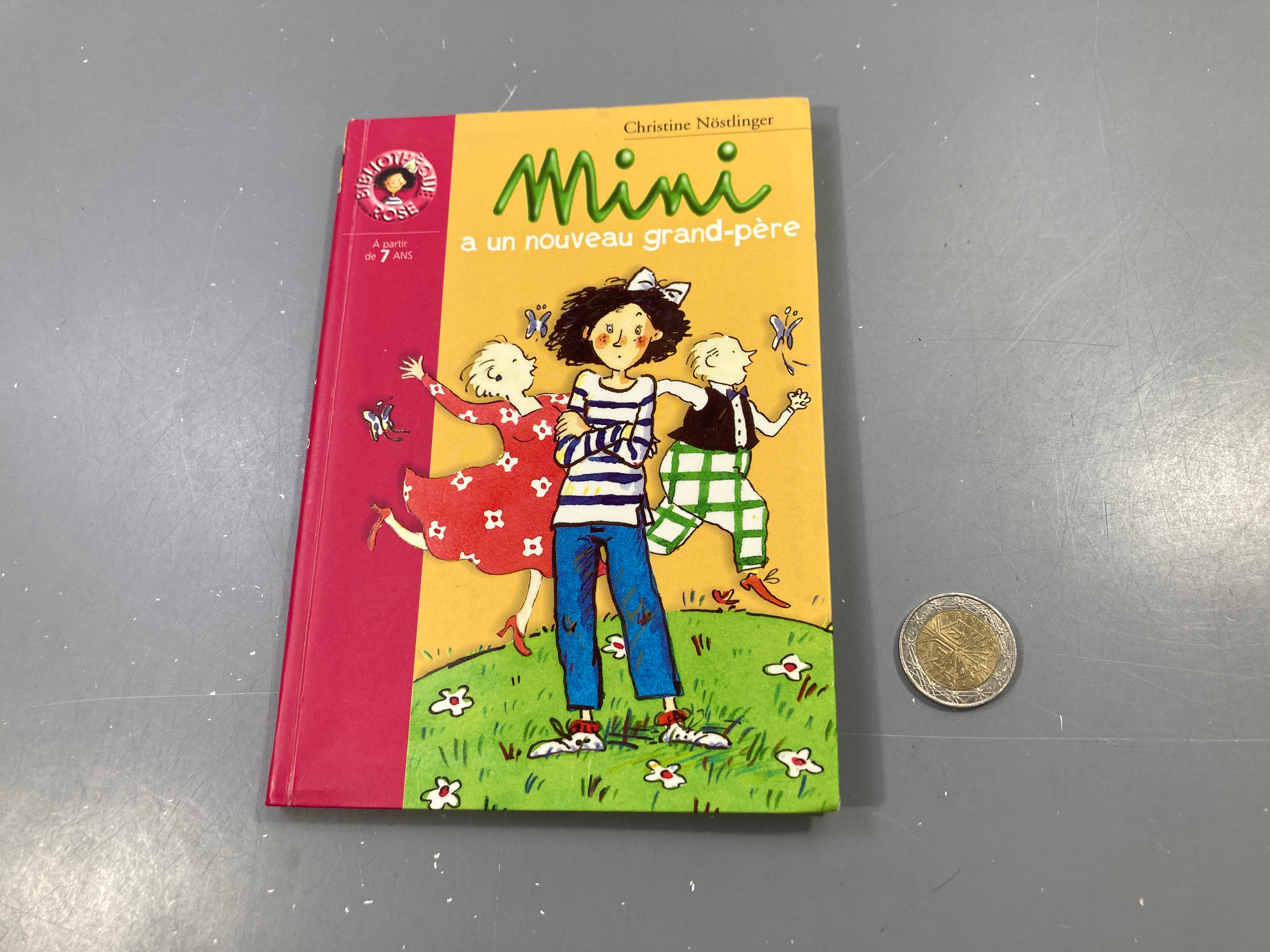 Mini a un nouveau grand-père, Christine Nöstlinger, Bibliothèque rose +7a