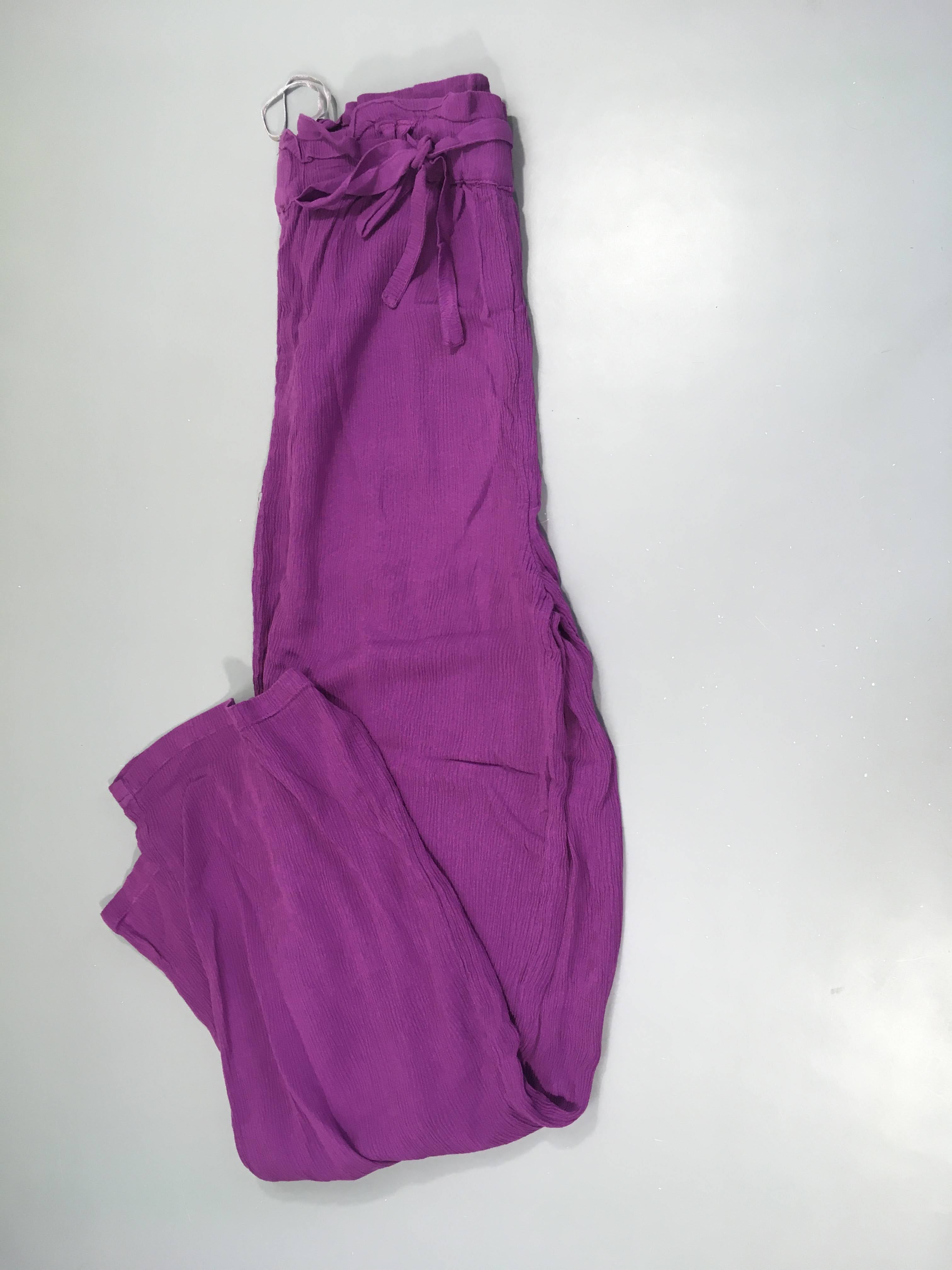Pantalon fleuide maube texturé