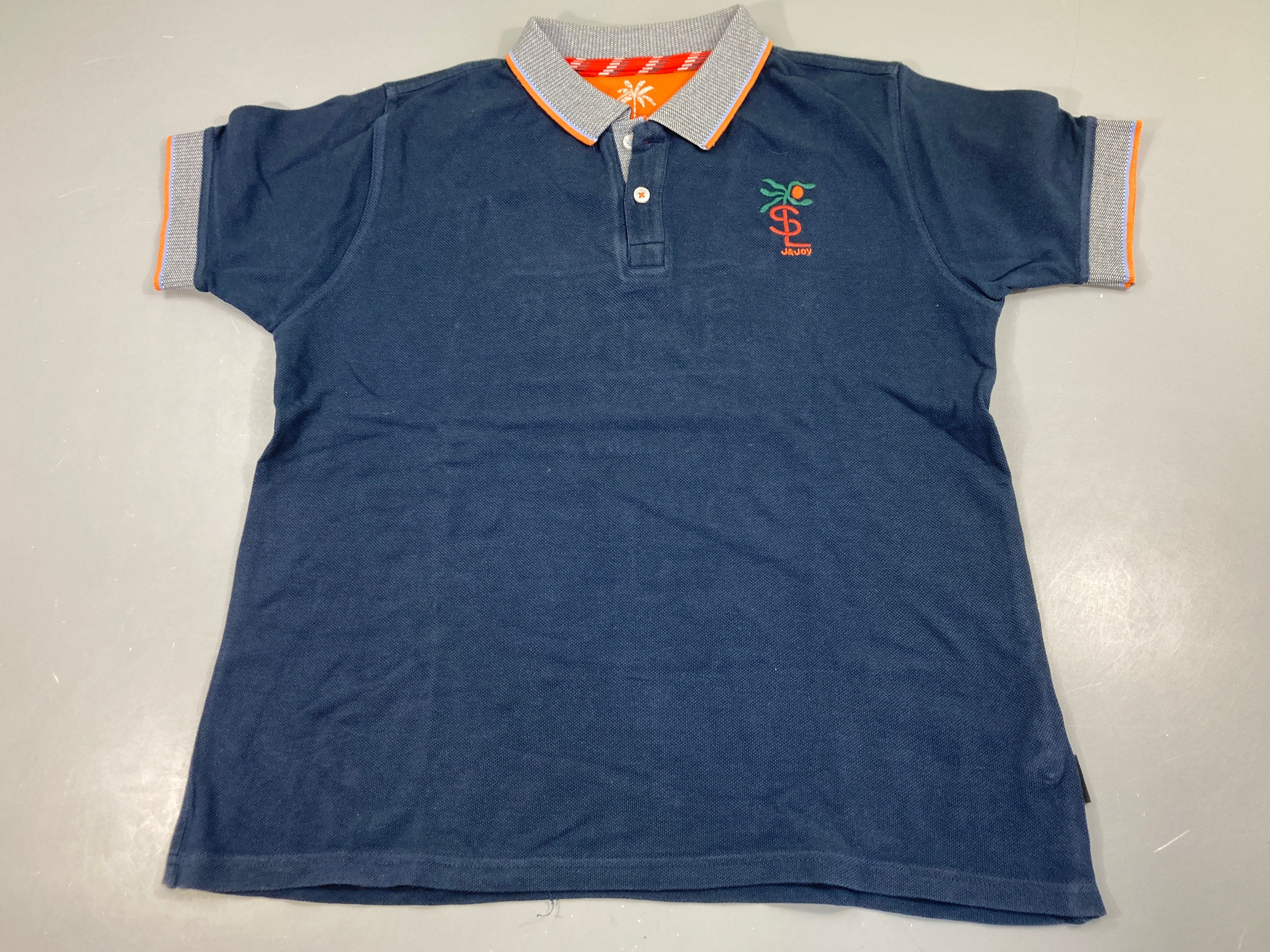 Polo m.c bleu marine ar.bre
