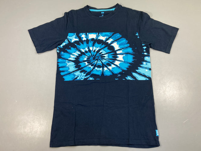 T-shirt m.c bleu marine spirale, moins cher chez Petit Kiwi