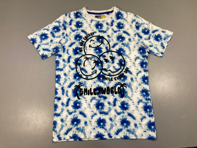 T-shirt m.c blanc s.miley World, moins cher chez Petit Kiwi