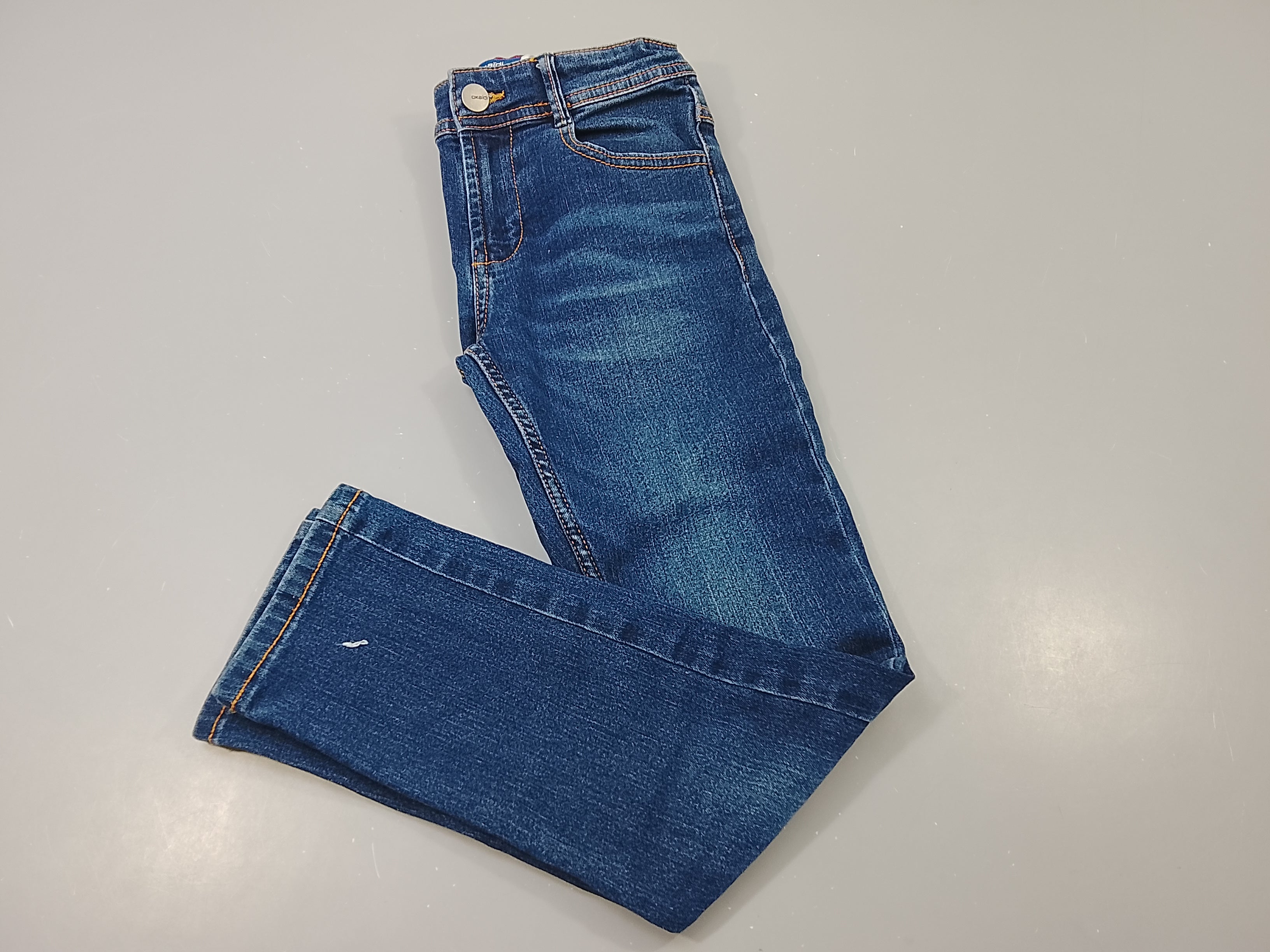 Jeans  Slim, léger accroc