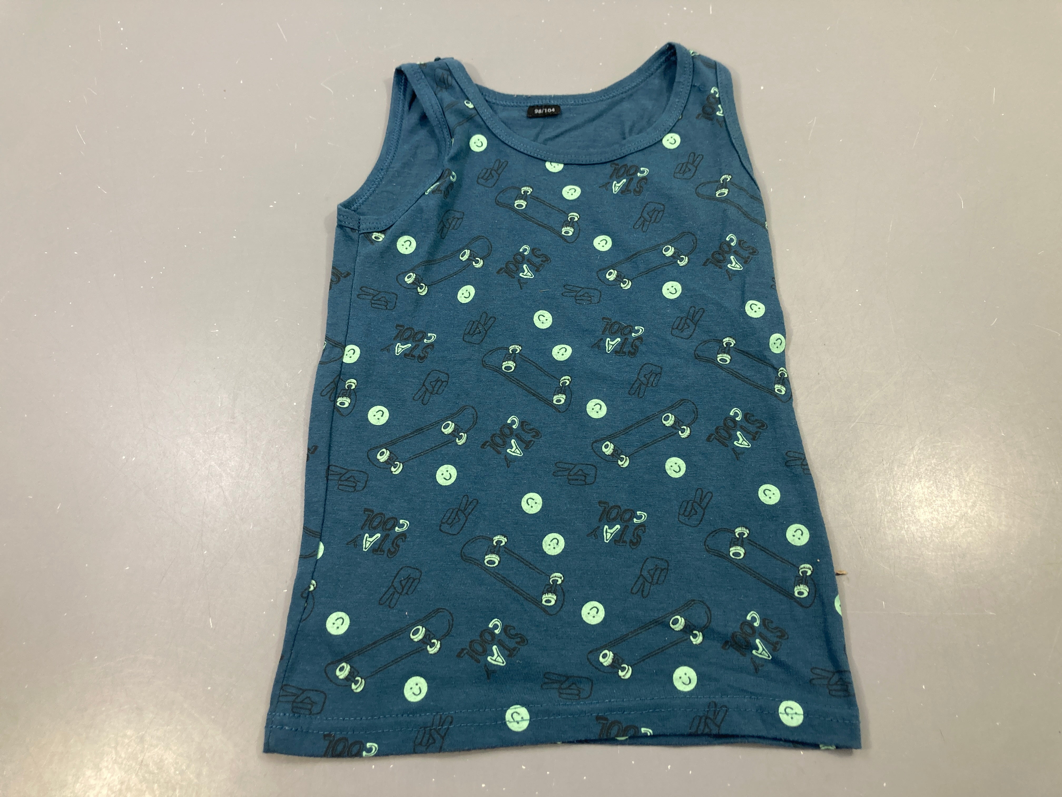Chemisette s.m bleu marine Stay Cool skate