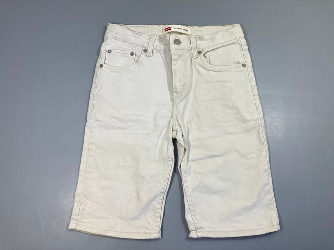Bermuda beige Slim Fit, légèrment taché, moins cher chez Petit Kiwi