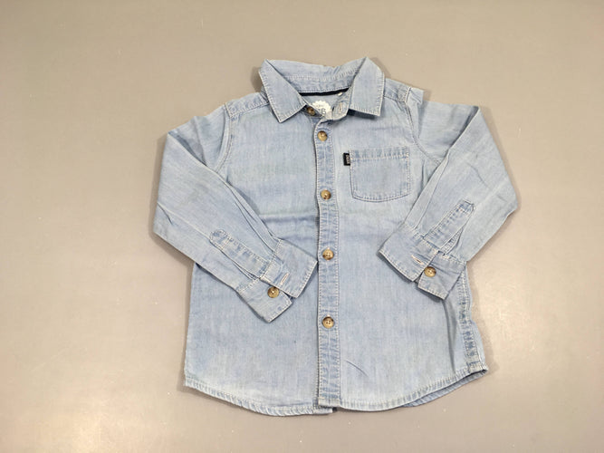 Chemise m.l denim, moins cher chez Petit Kiwi