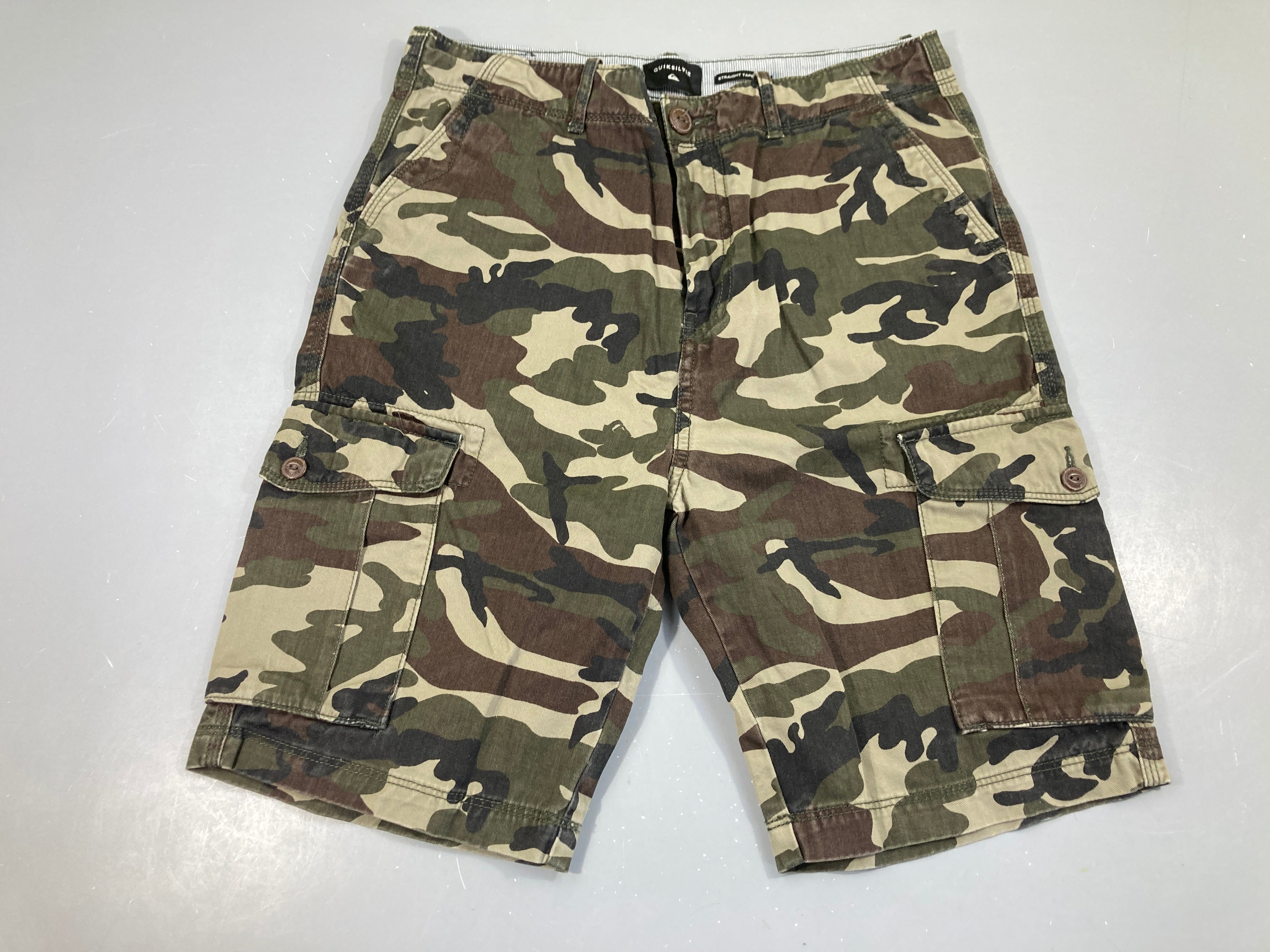 Bermuda cargo camouflage, Quicksilver, taille 30