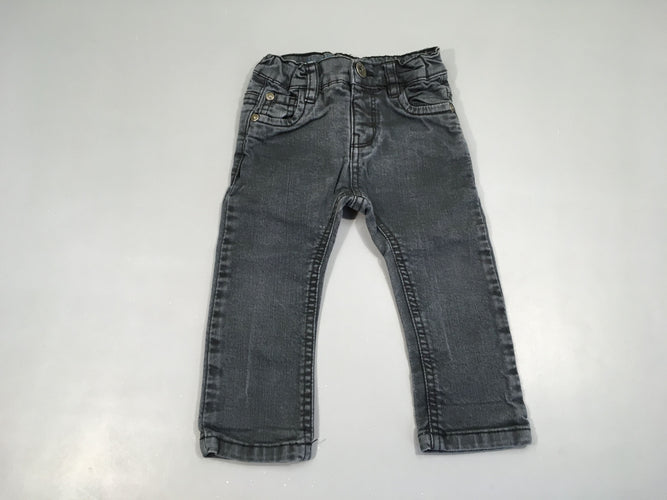 Jeans gris foncé, moins cher chez Petit Kiwi