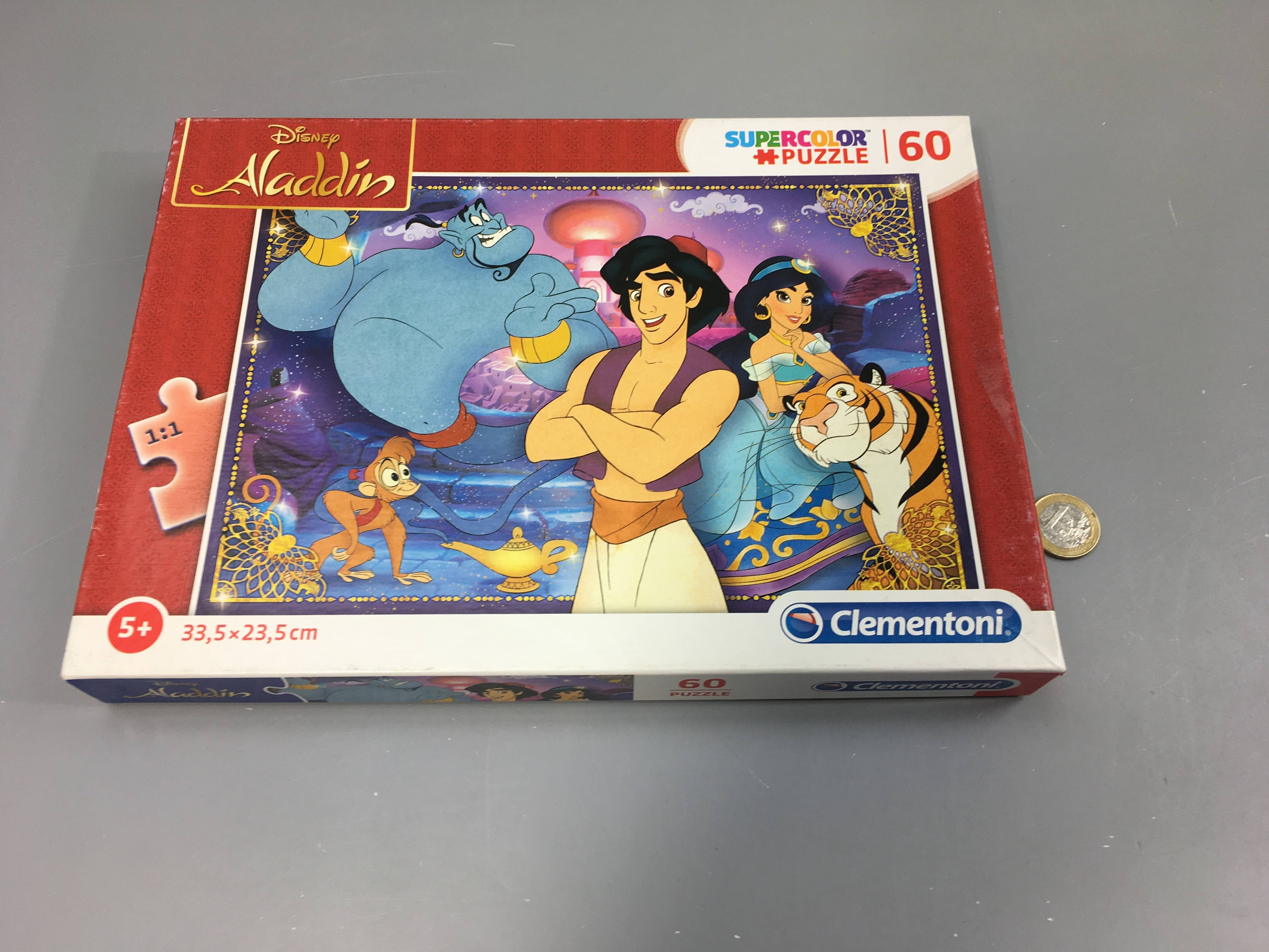 Puzzle Aladin Super Color 60 pcs Complet +5a