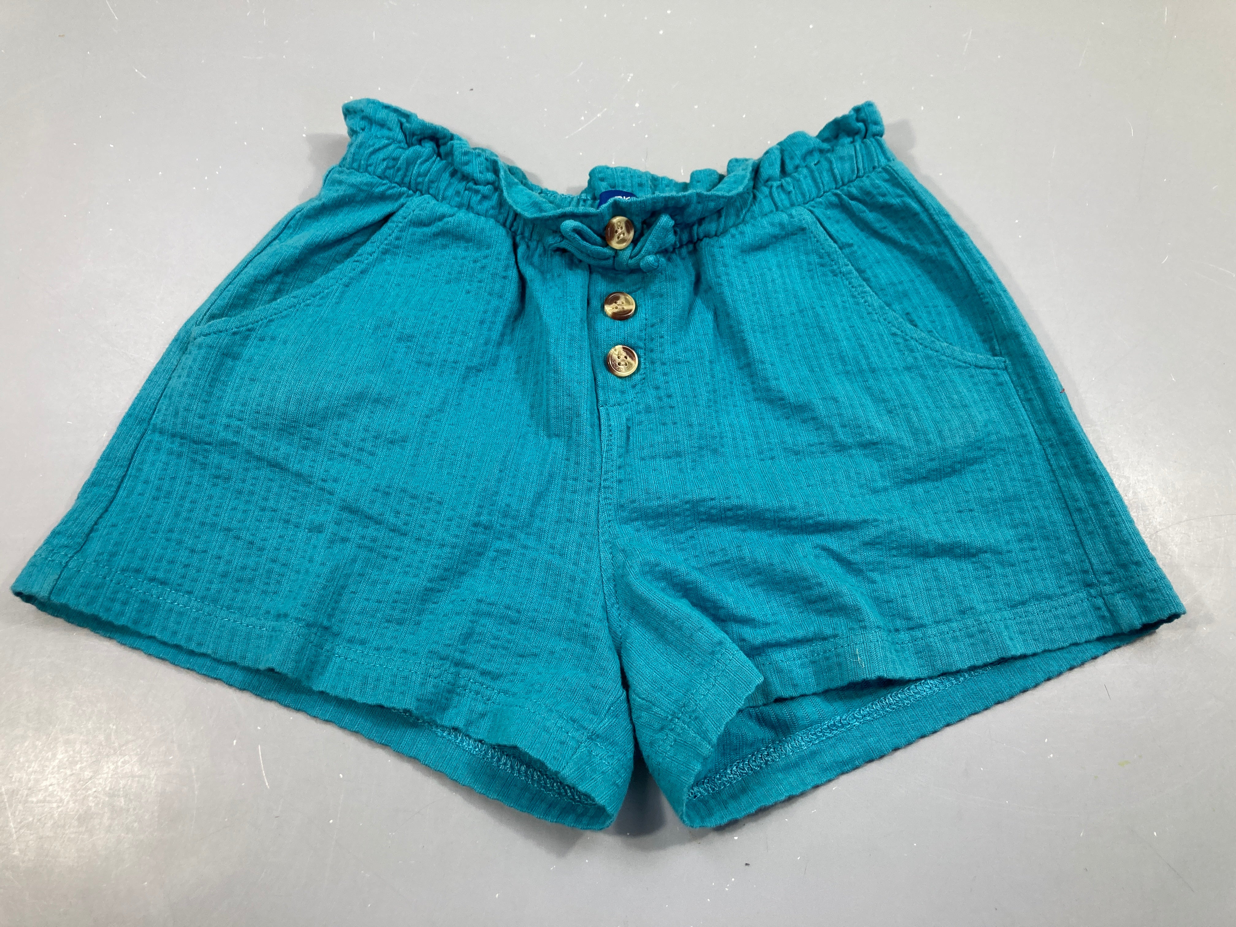 Short molleton turquoise