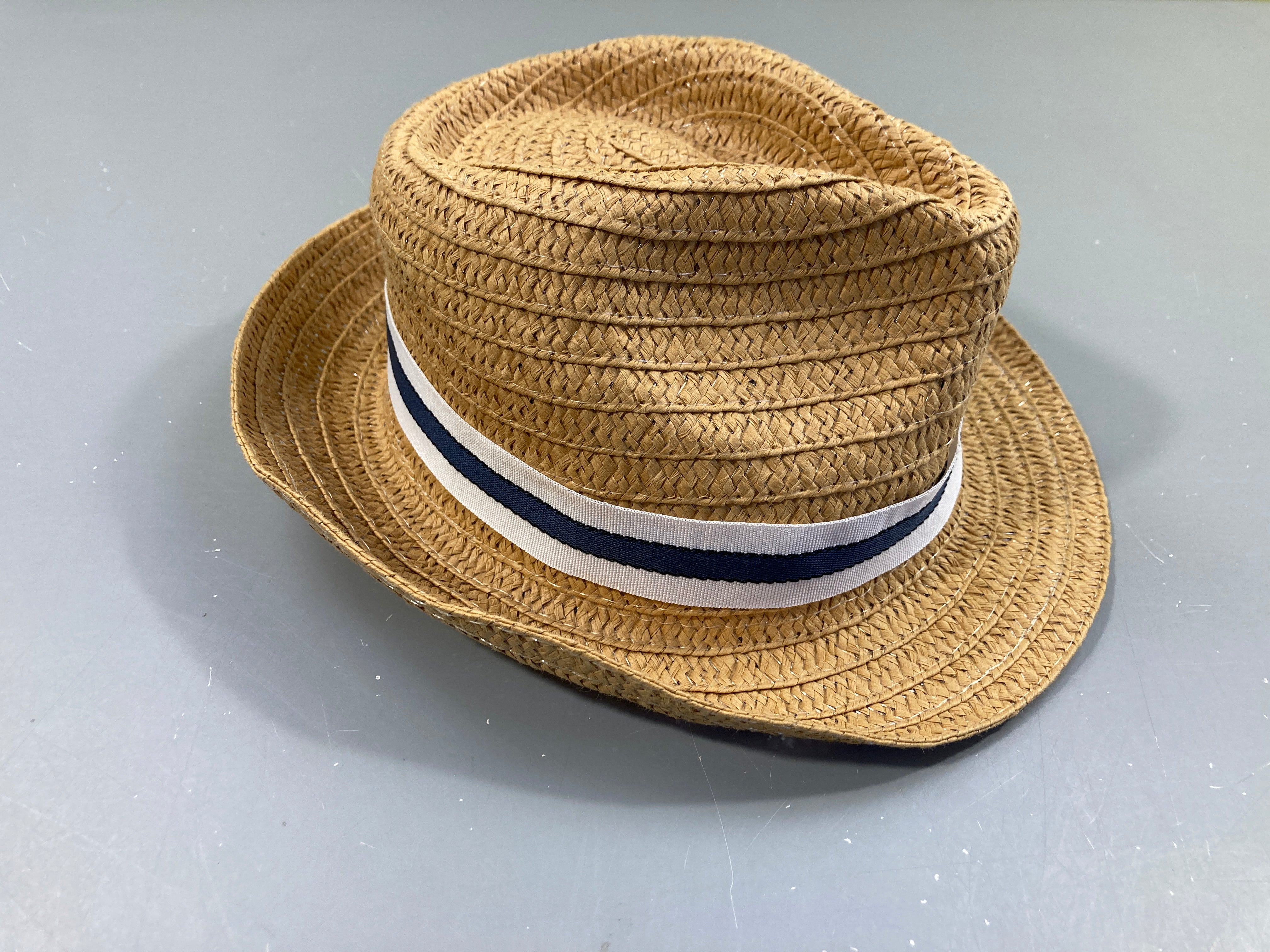 Chapeau effet paille, 54cm