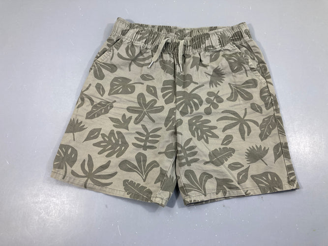 Bermuda vert feuillages, moins cher chez Petit Kiwi