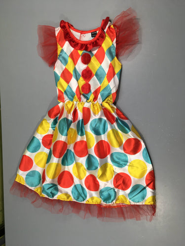 Déguisement robe clown/arlequin, moins cher chez Petit Kiwi