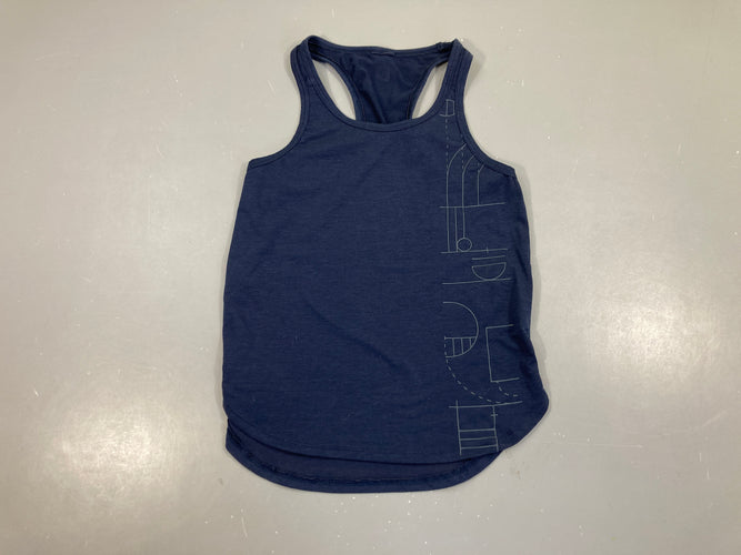 Débardeur de sport bleu foncé flammé Taille estimée, moins cher chez Petit Kiwi