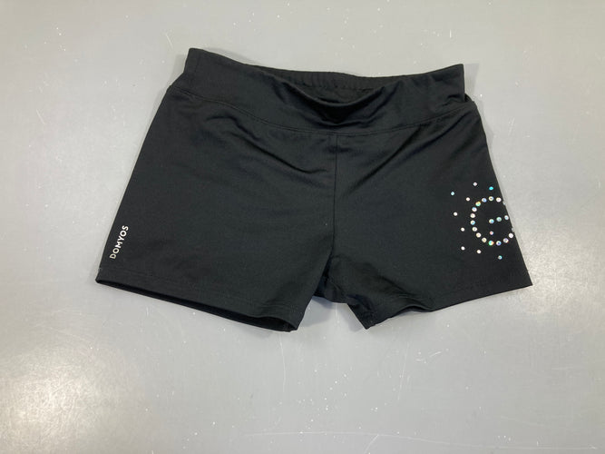 Short de gym noir pois irisé, moins cher chez Petit Kiwi