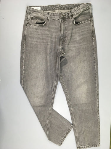 Jeans large gris, 44, moins cher chez Petit Kiwi