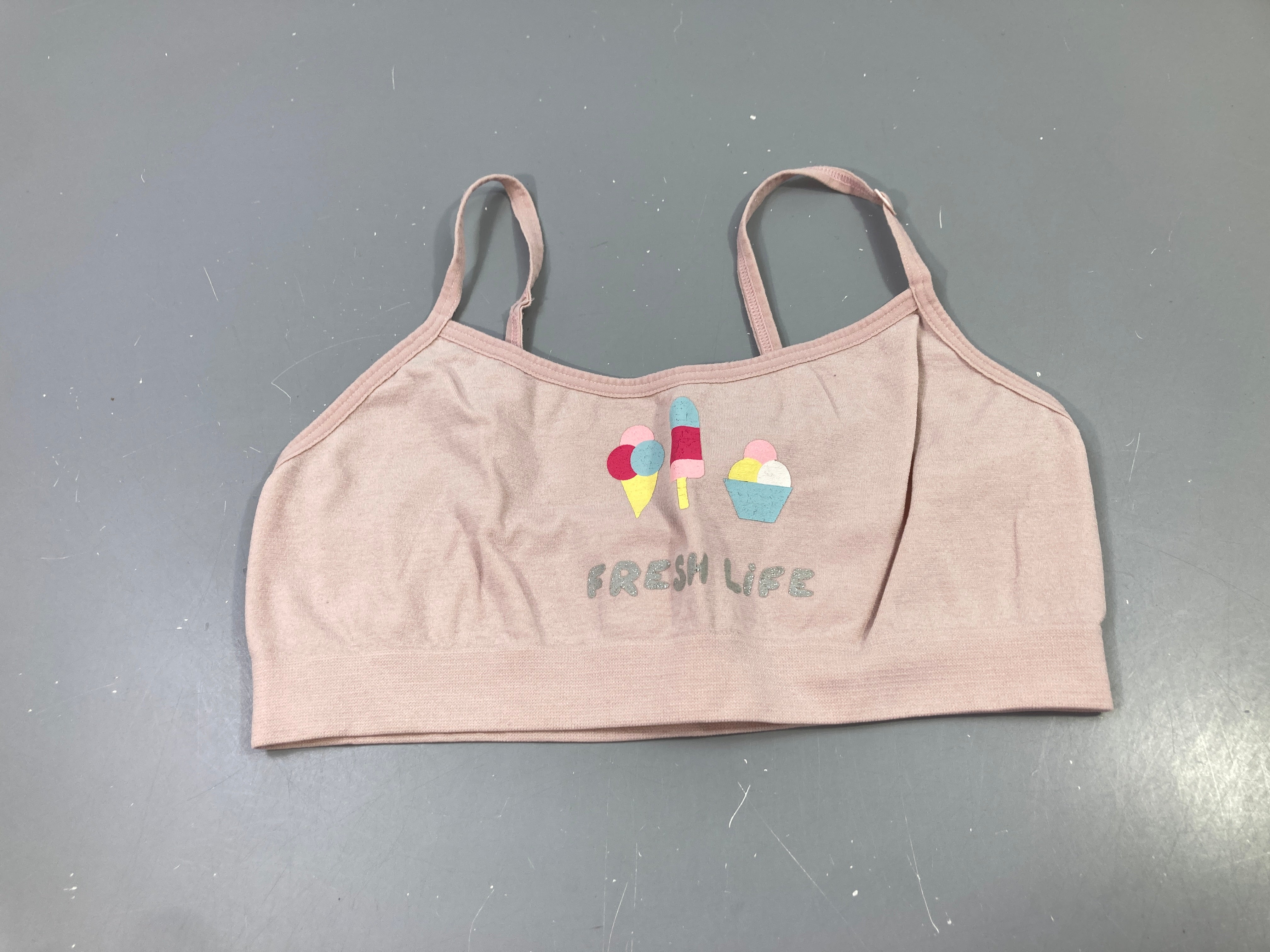 Brassière rose clair, imprimé glaces Fresh Life