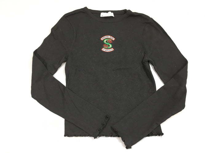 T-shirt m.l noir south side serpent, moins cher chez Petit Kiwi