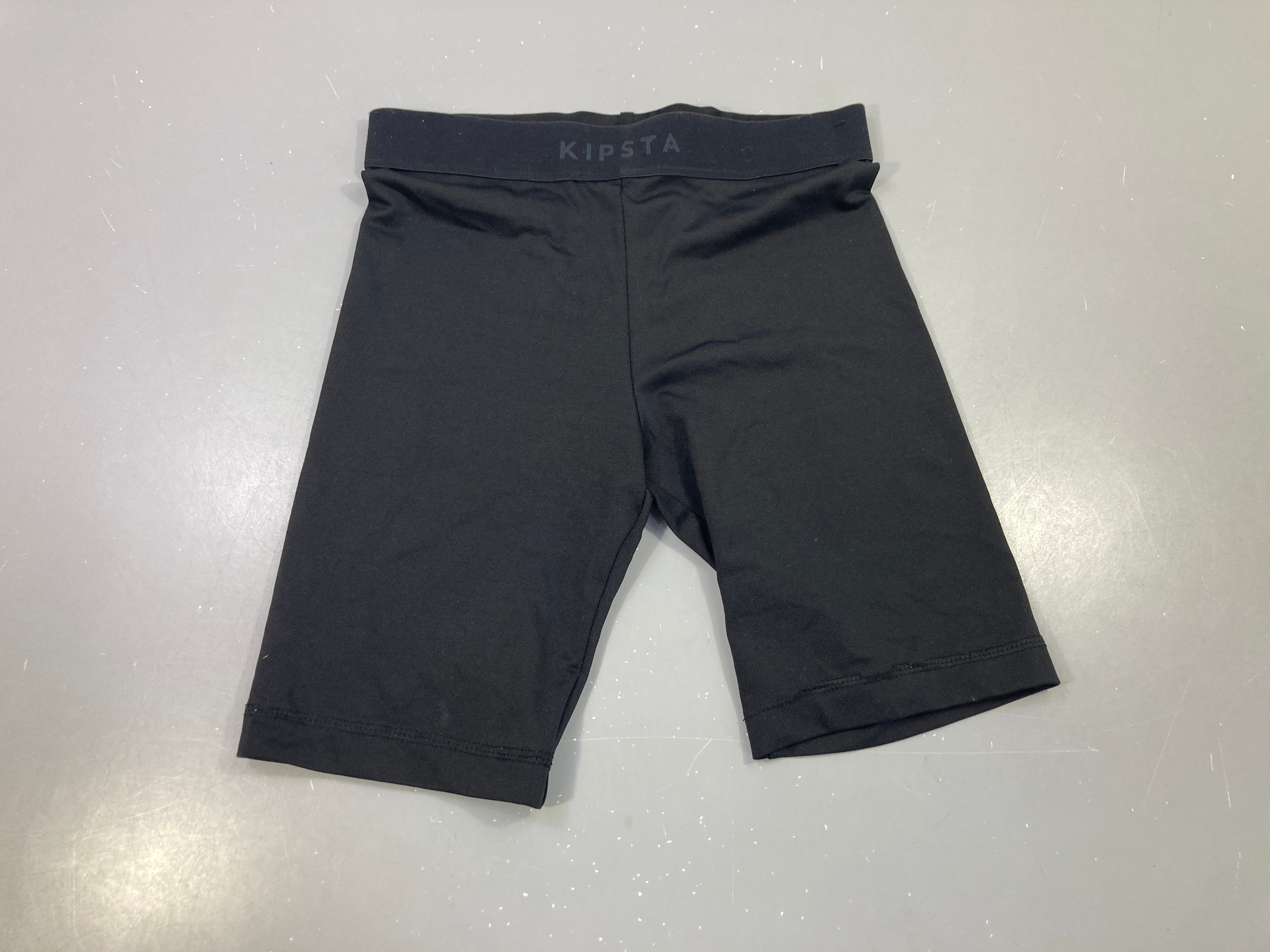 Cycliste noir, taille élastique, Kipsta