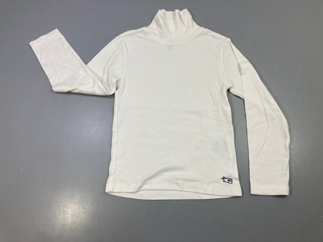 T-shirt m.l col roulé écru avion, moins cher chez Petit Kiwi