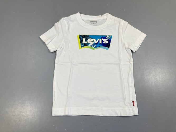 T-shirt m.c blanc Levi's, moins cher chez Petit Kiwi
