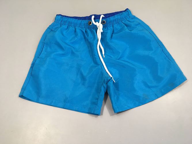 Maillot short turquoise et taille bleu, moins cher chez Petit Kiwi