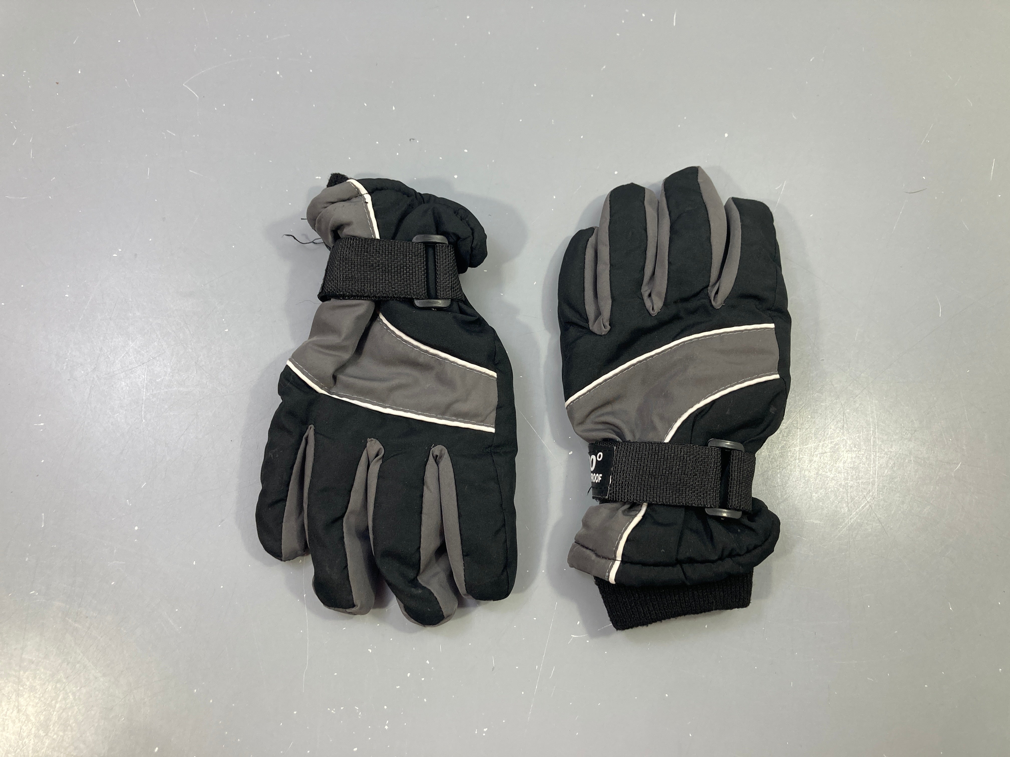 Gants ski noir et gris imperméable -20°