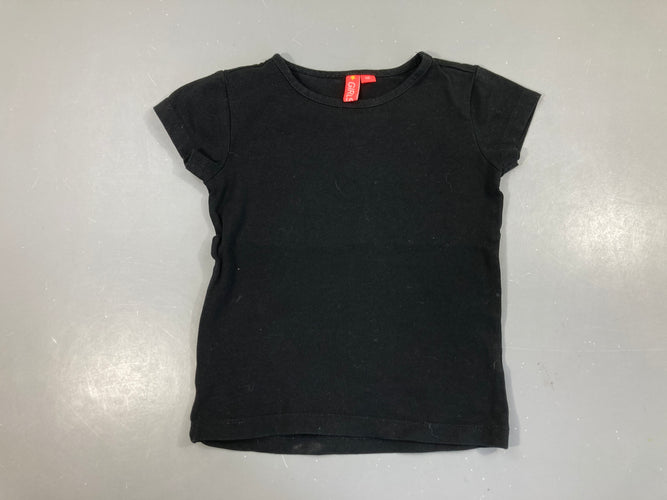 T-shirt m.c noir, moins cher chez Petit Kiwi