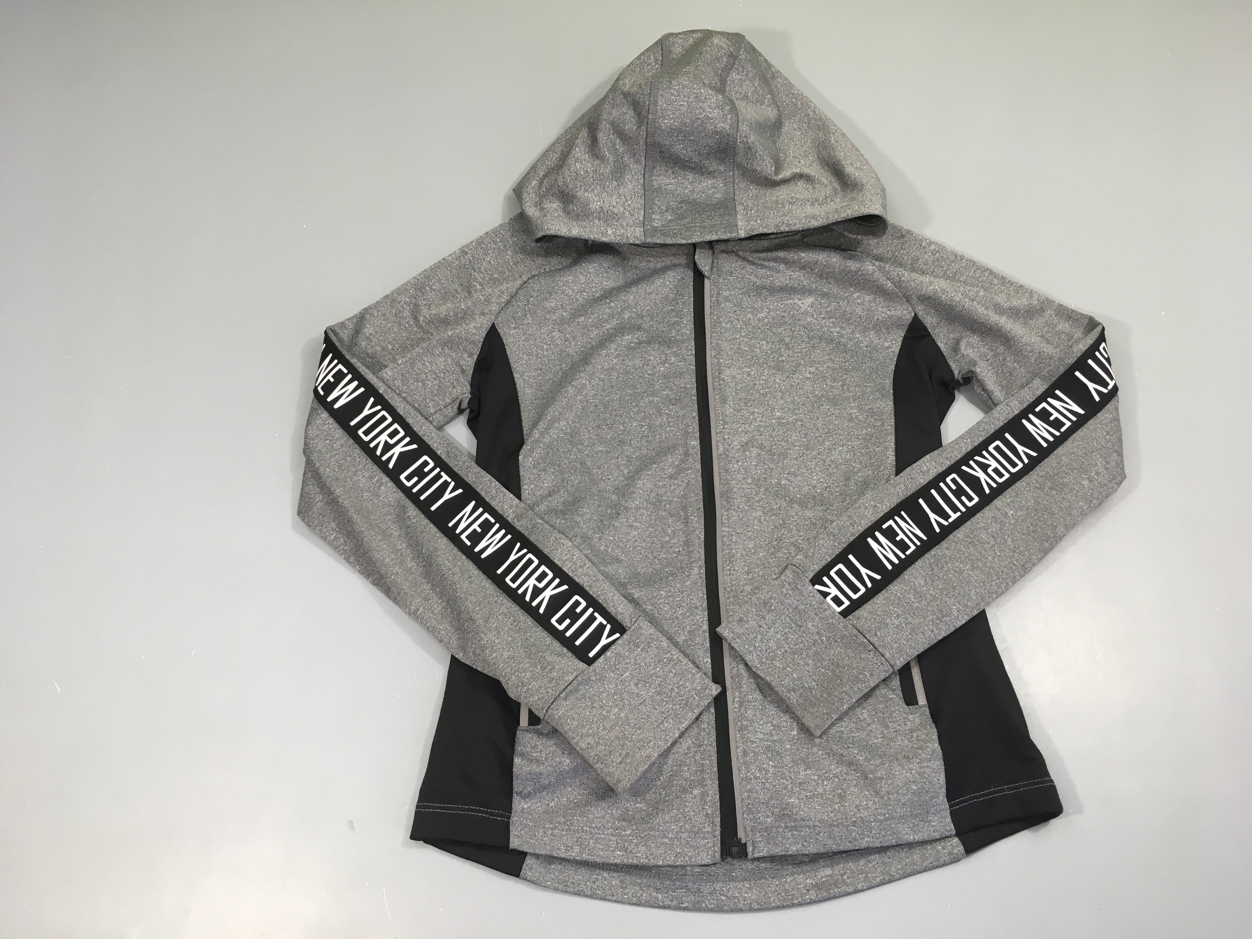 Survêtement de sport gris-rose-noir