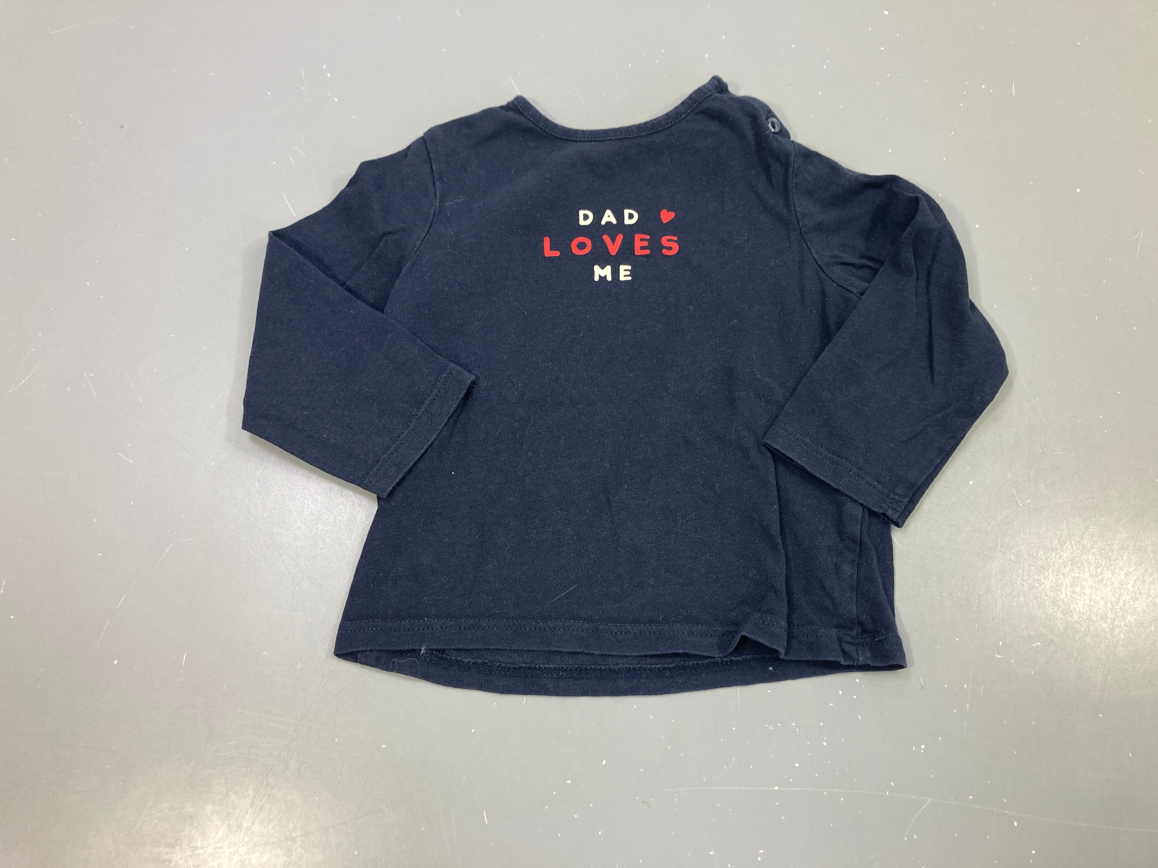 T-shirt m.l bleu marine 