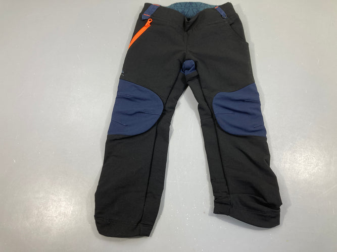 Etat neuf-Pantalon de randonnée bleu foncé-noir, moins cher chez Petit Kiwi