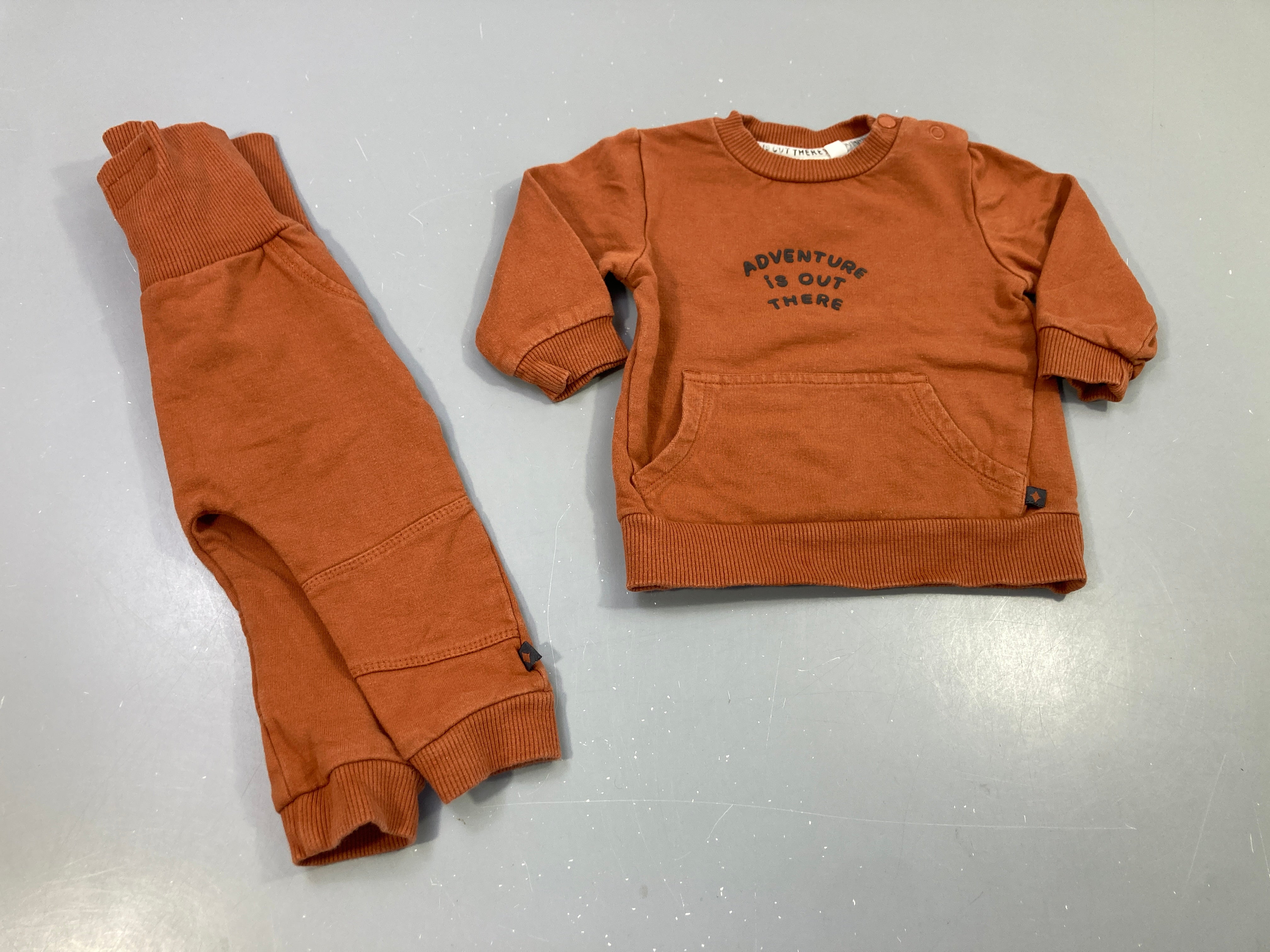 Ensemble jogging Feetje camel foncé 