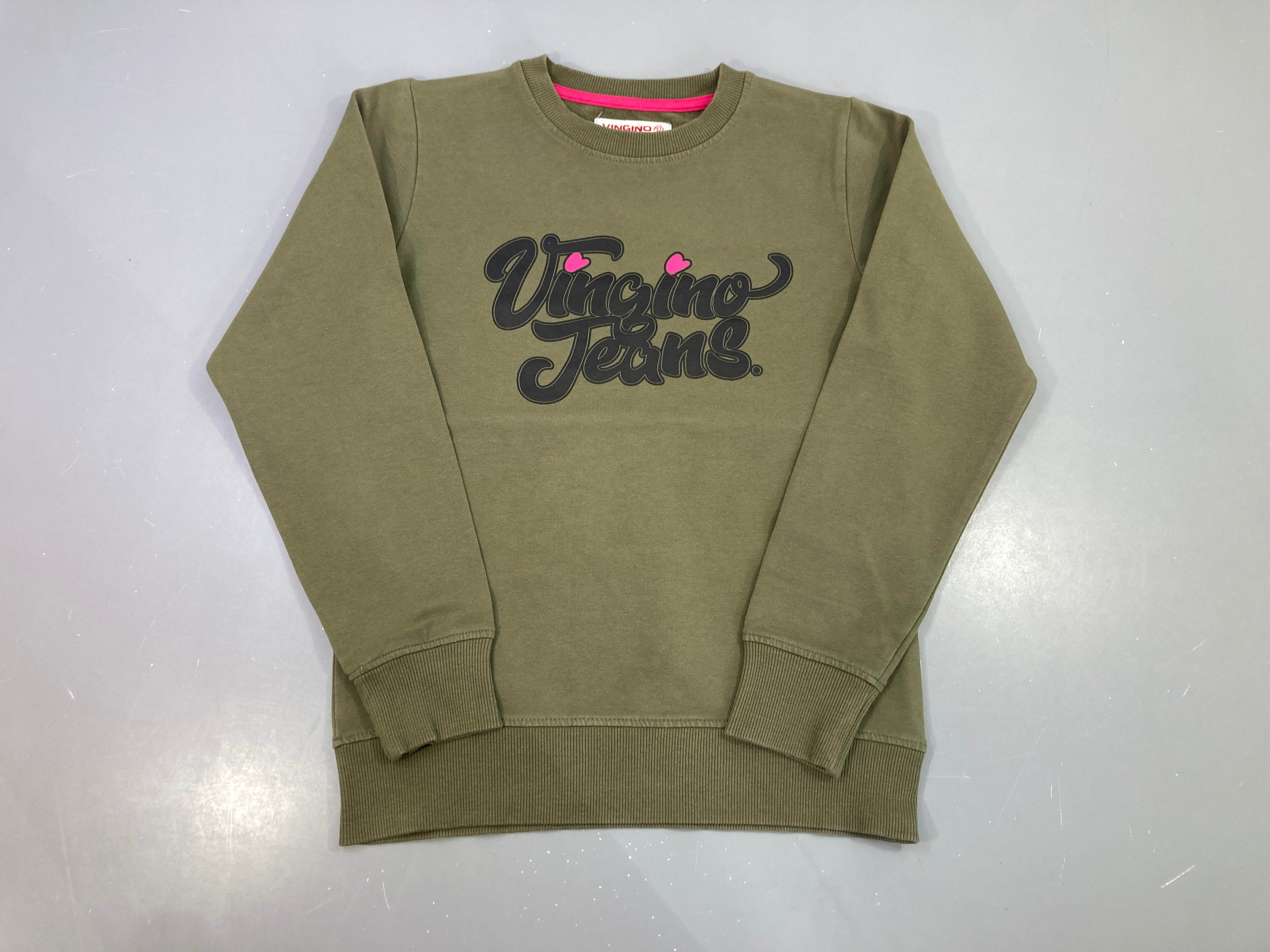 Sweat léger kaki imprimé Vingino Jeans