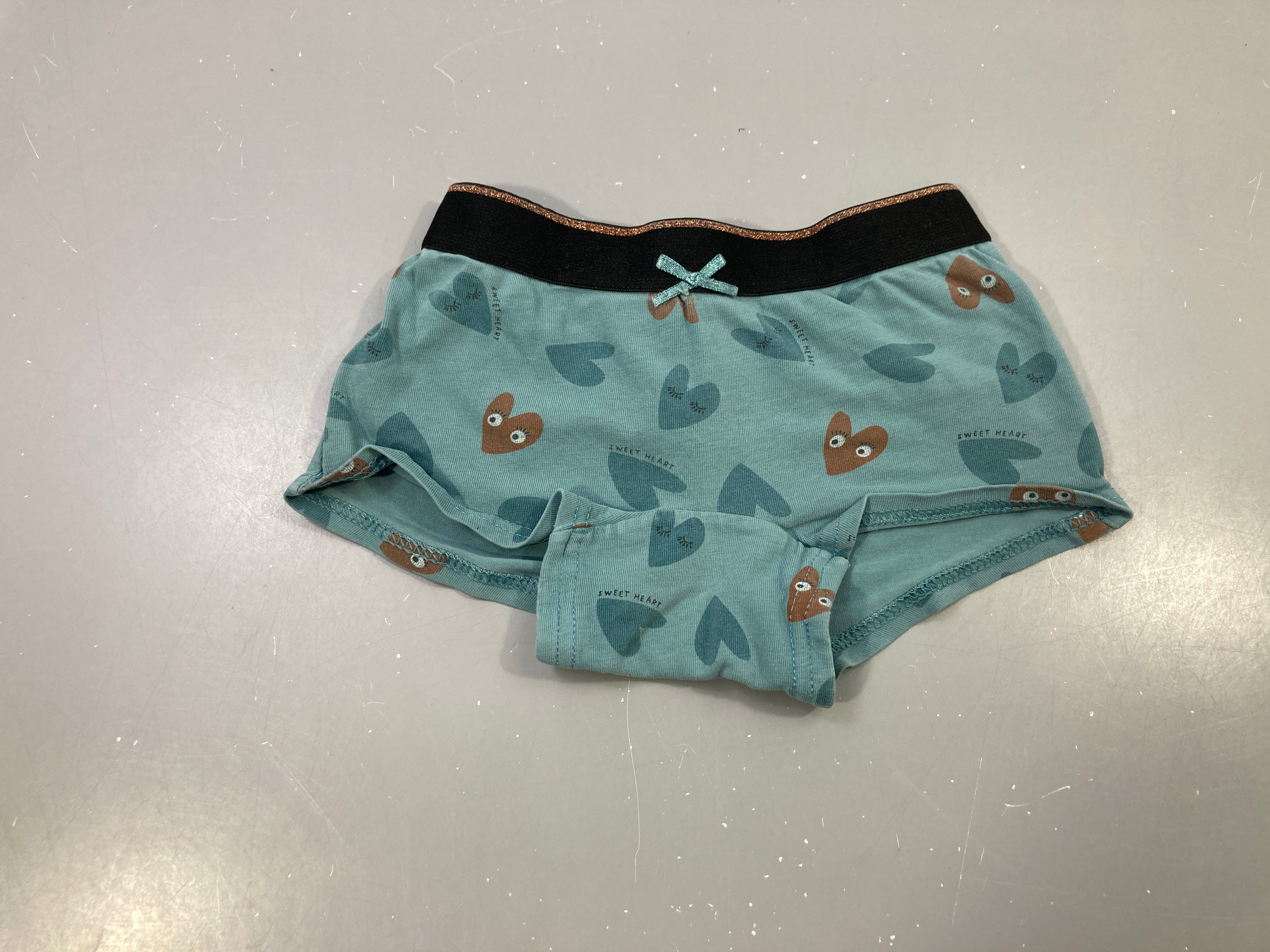 Culotte verte coeurs