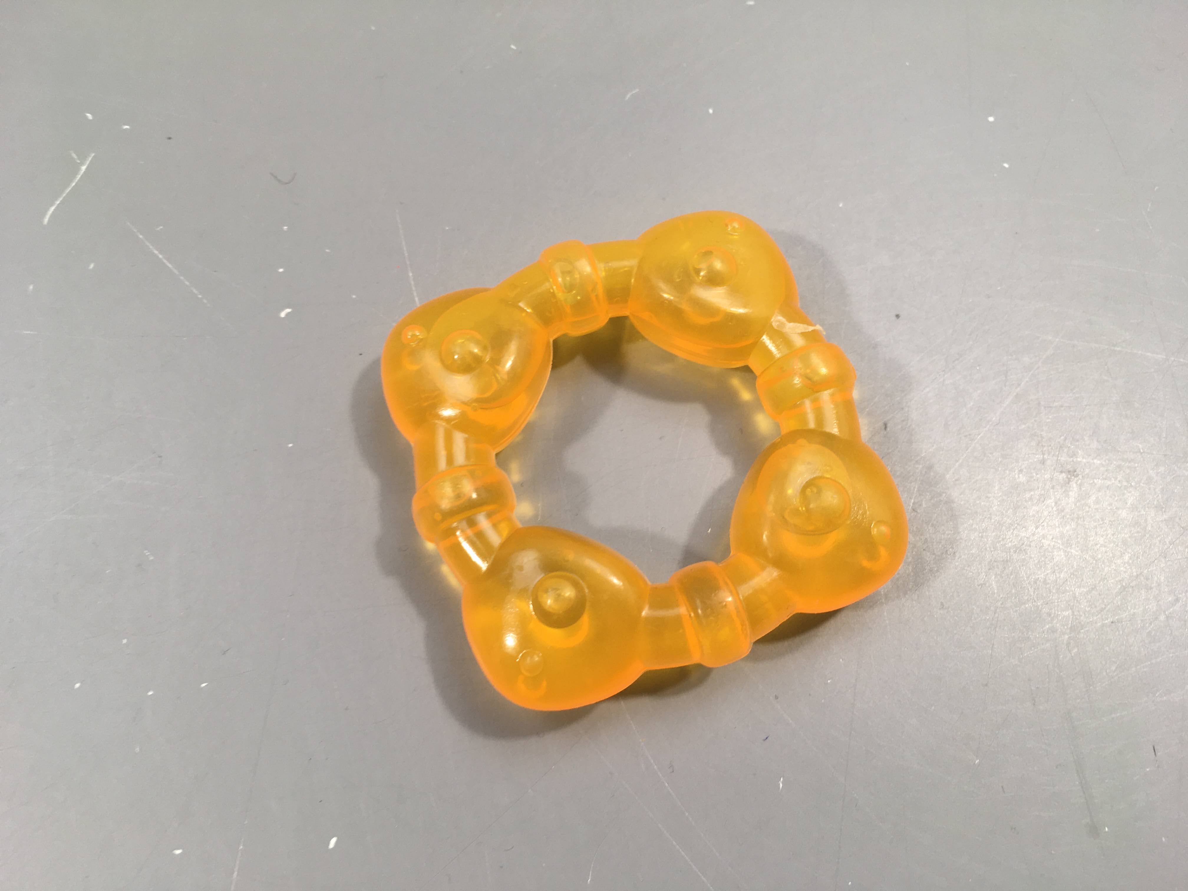 Anneau de dentition orange