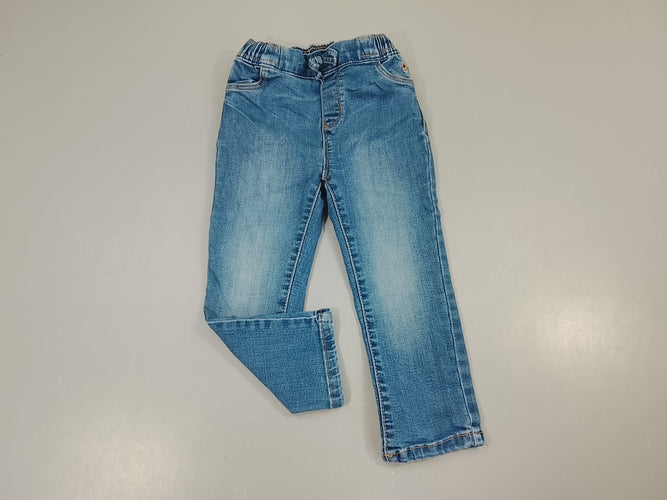 Jeans avec noeud, moins cher chez Petit Kiwi