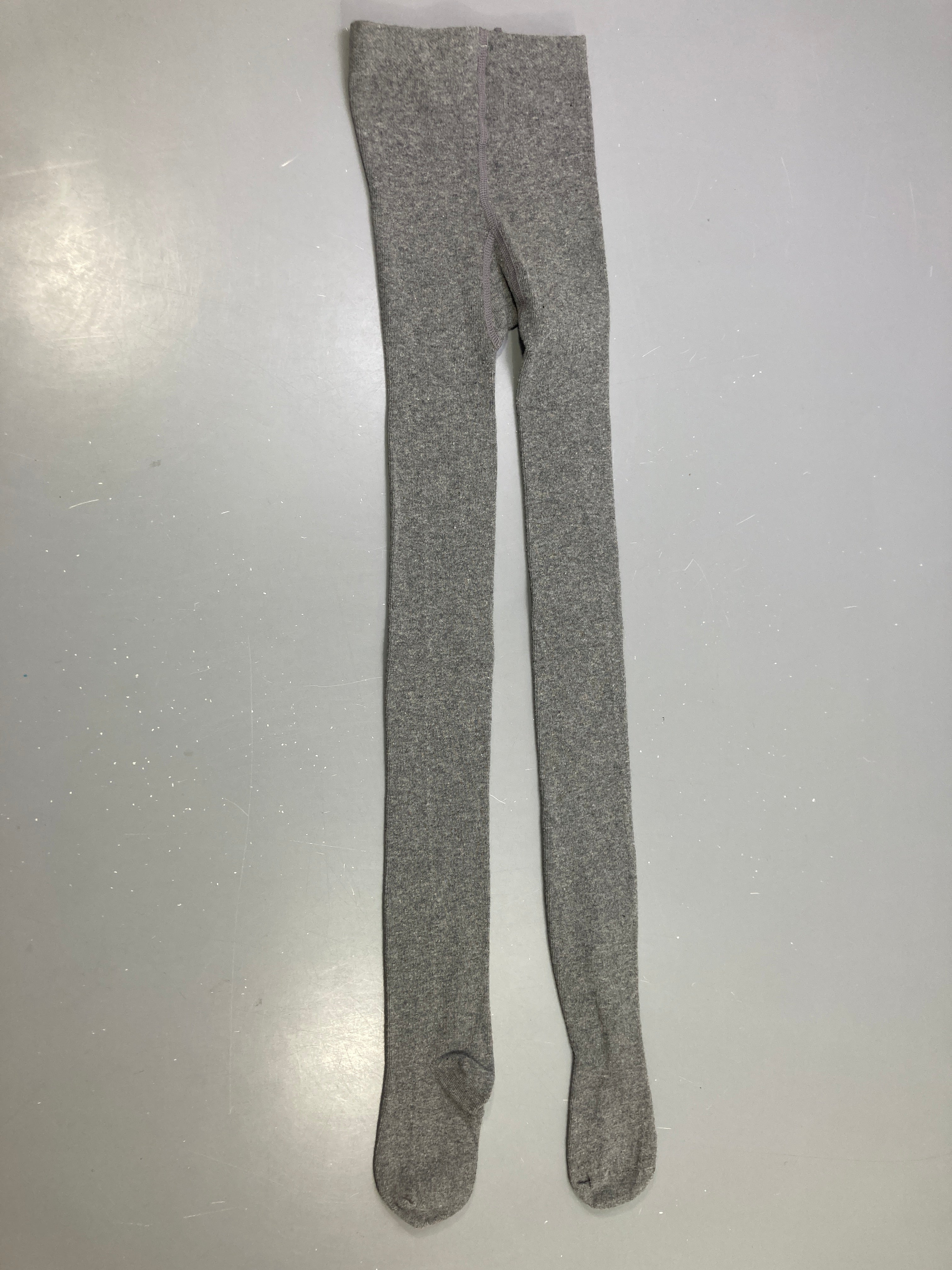 Collant gris chiné