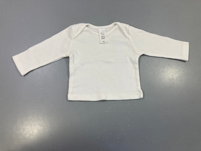 T-shirt m.l écru blanc, Baby Club, moins cher chez Petit Kiwi