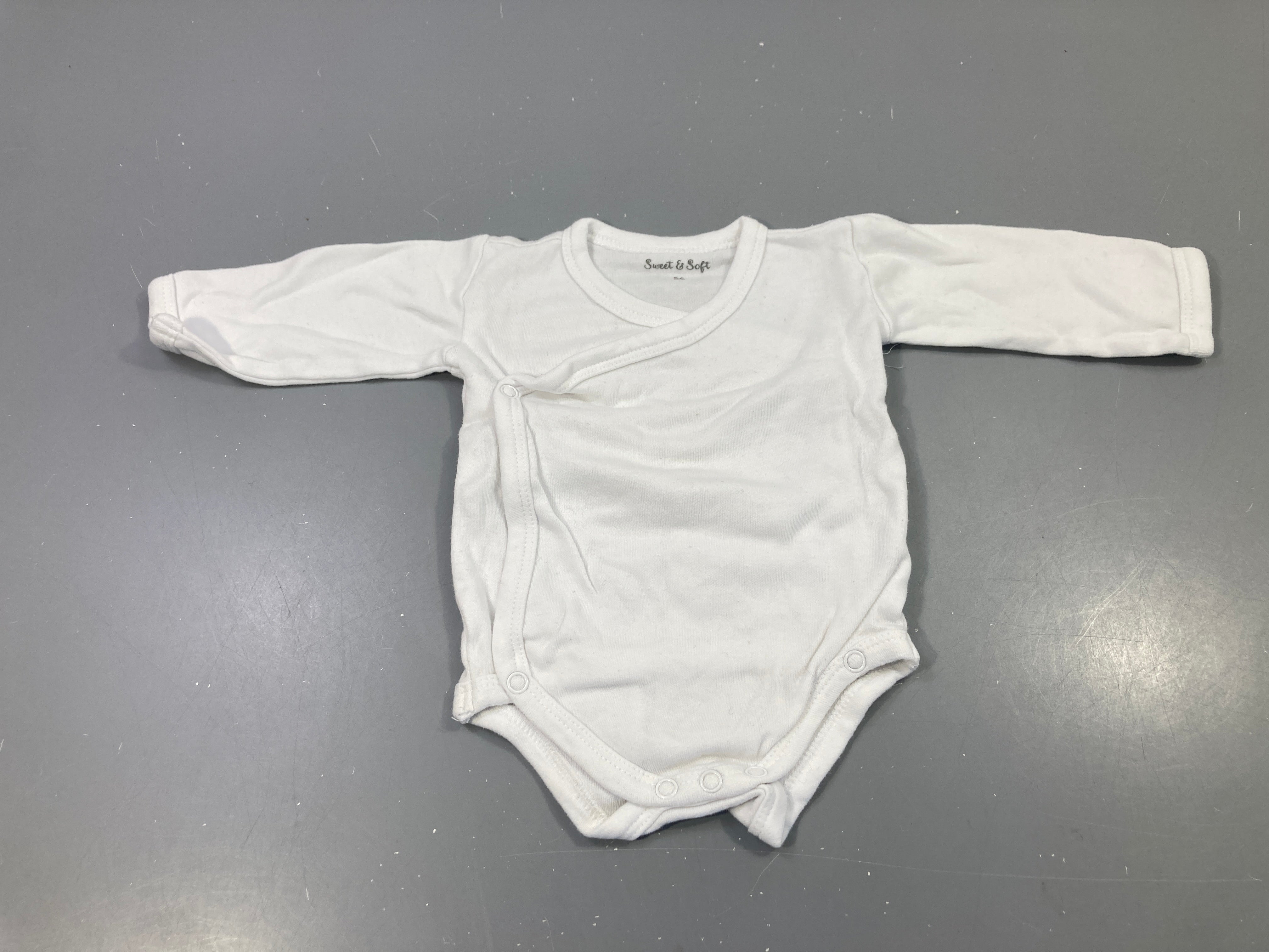 Body m.l blanc uni cache-coeur