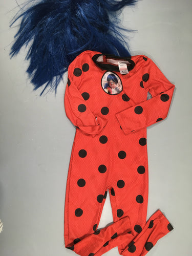 Déguisement Ladybug avec perruque (fort décoiffée), moins cher chez Petit Kiwi