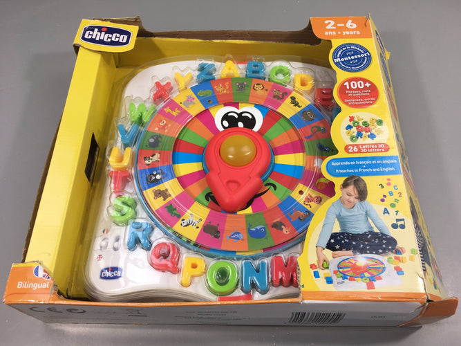 Baby Prof, jeu interactif alaphabet/animaux bilingue français anglais, 2-6ans - fonctionne, moins cher chez Petit Kiwi