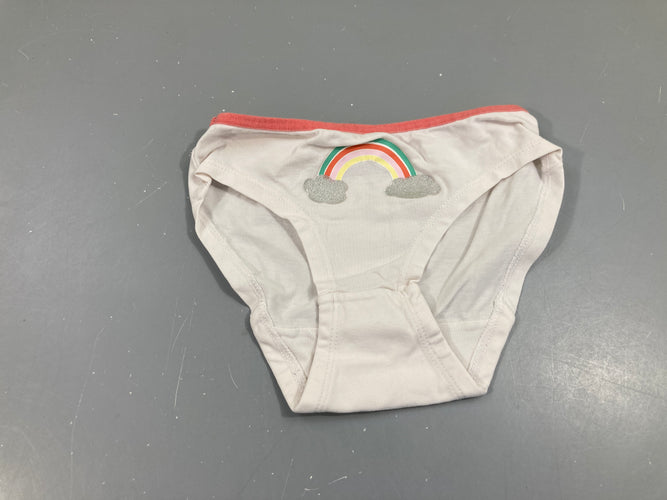 Culotte blanc arc en ciel, moins cher chez Petit Kiwi