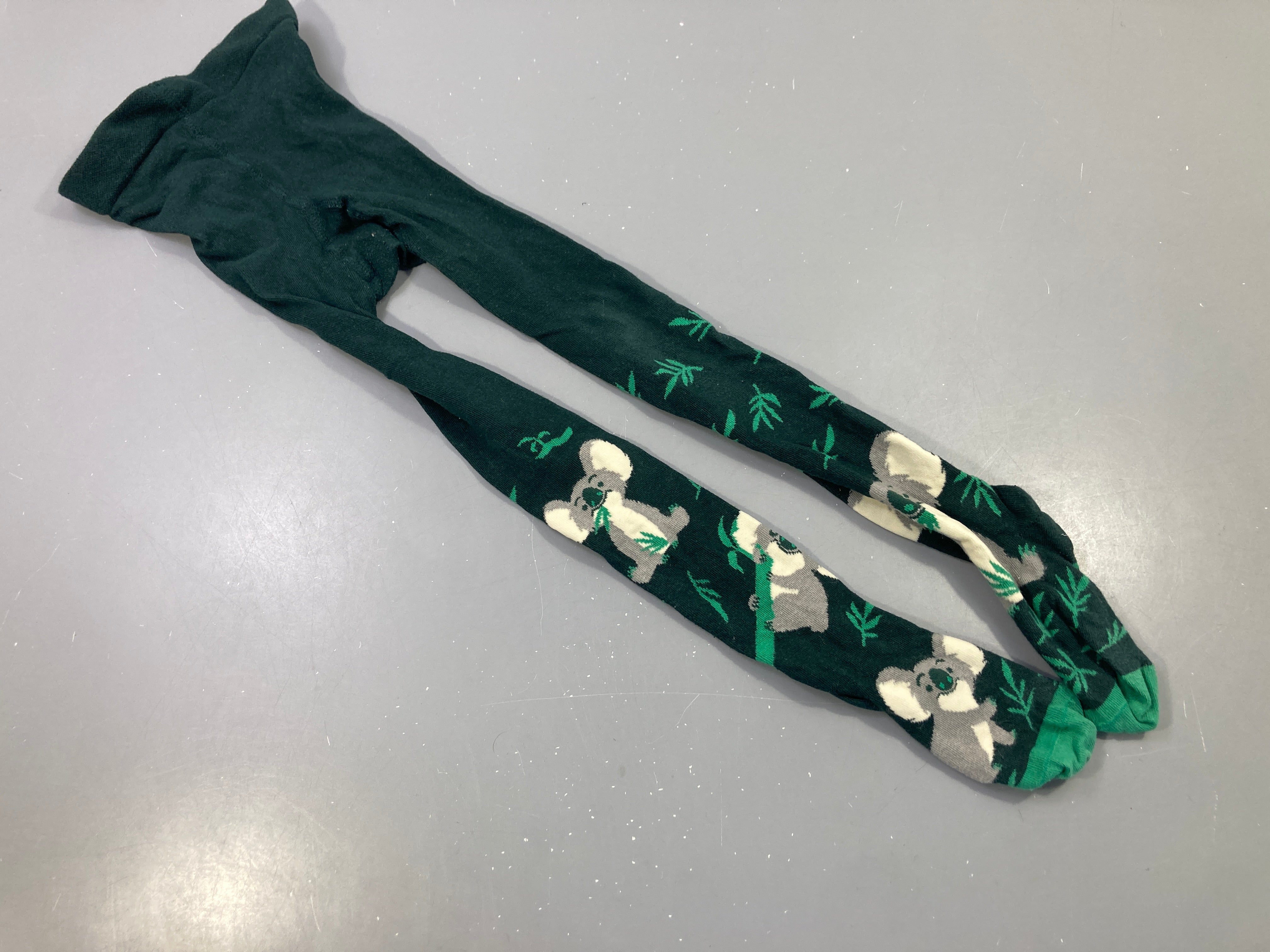Collant vert foncé koala